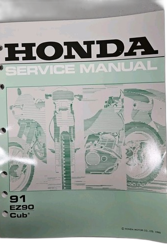 Vintage Honda EZ90 Cub motorcycle