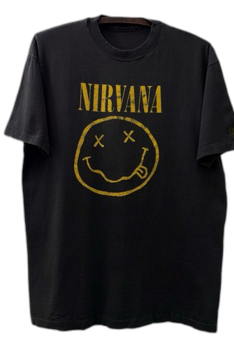 Vintage Nirvana concert t-shirt