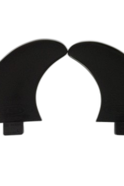 Surfboard side bite fins