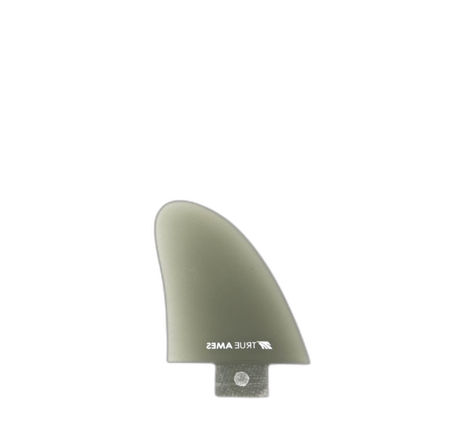 2.6" Side Bites - FCS Compatible (Solid Fiberglass) surfboard fin in Smoke by True Ames - Pemulis Water & Power