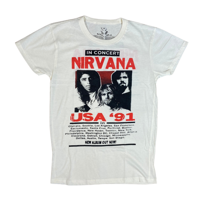 Vintage Nirvana In Concert T-Shirt by Pemulis Water & Power