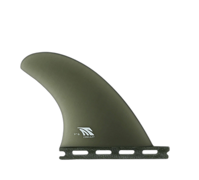 6-4 Rear Quad - Futures Compatible (Solid Fiberglass) surfboard fin in Smoke by True Ames - Pemulis Water & Power