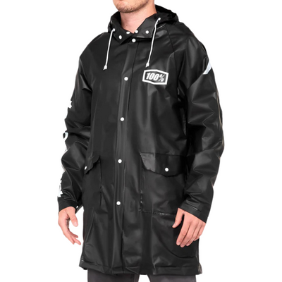 100% 100% TORRENT Raincoat Black