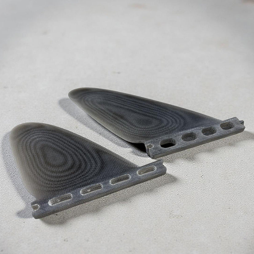 Ellis Ericson Feathers Quad - Futures Compatible (Solid Fiberglass) inside concave foil detail by True Ames - Pemulis Water & Power