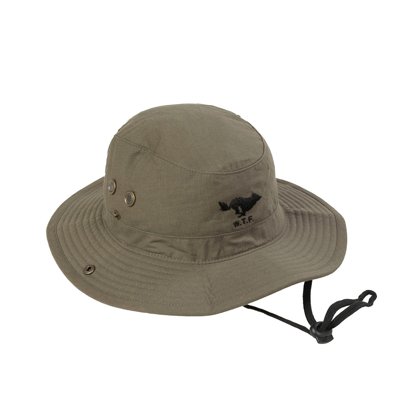 El Solitario Wolf Brimmer Hat Olive - product photo