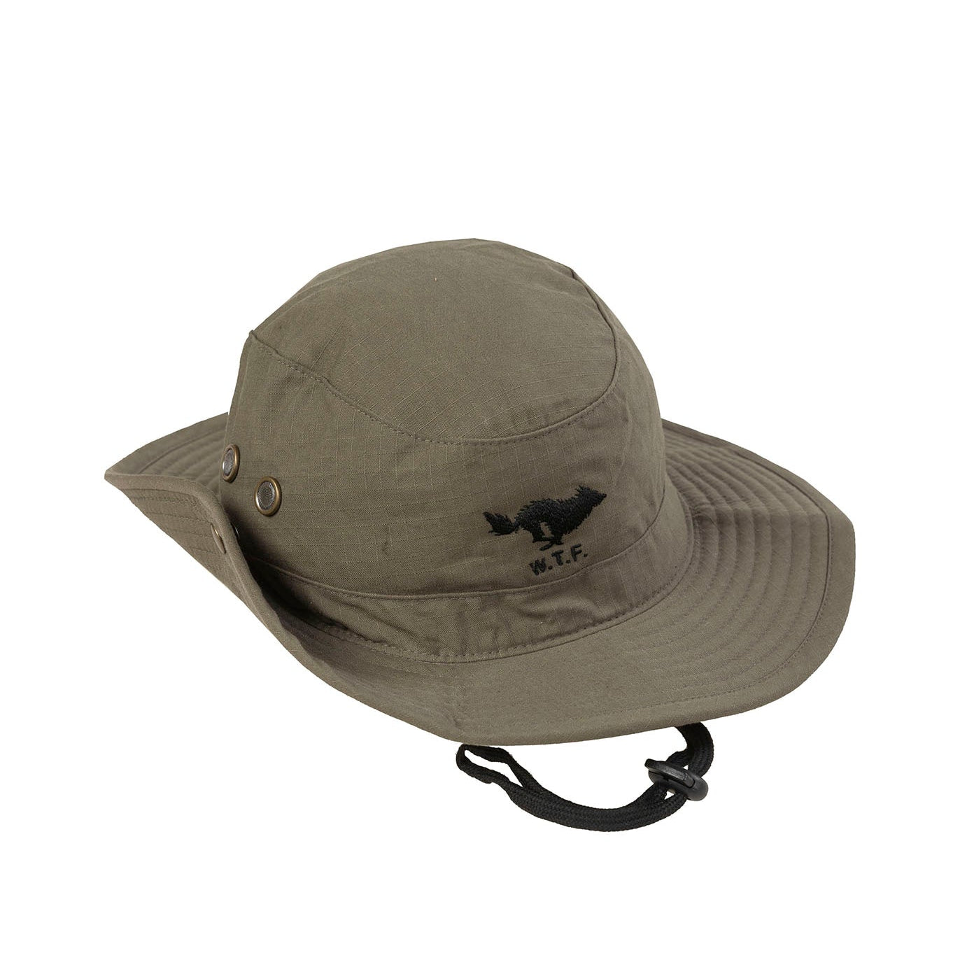 El Solitario Wolf Brimmer Hat Black - product photo