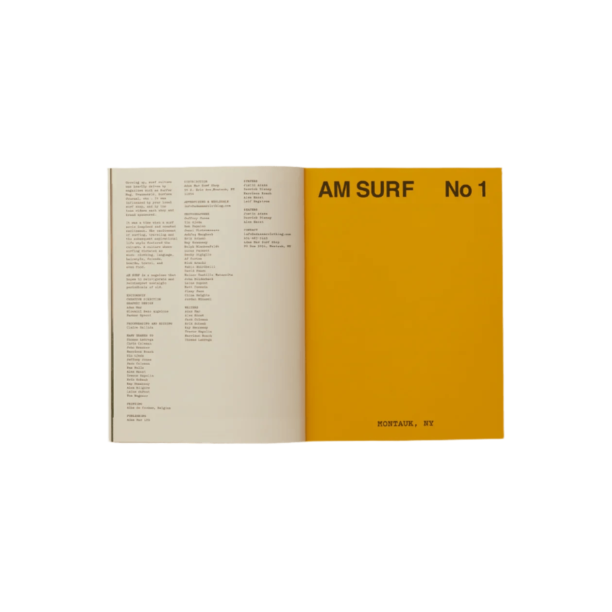 AM Surf No 1-Books-Adam Mar Surf Shop-Pemulis Water & Power