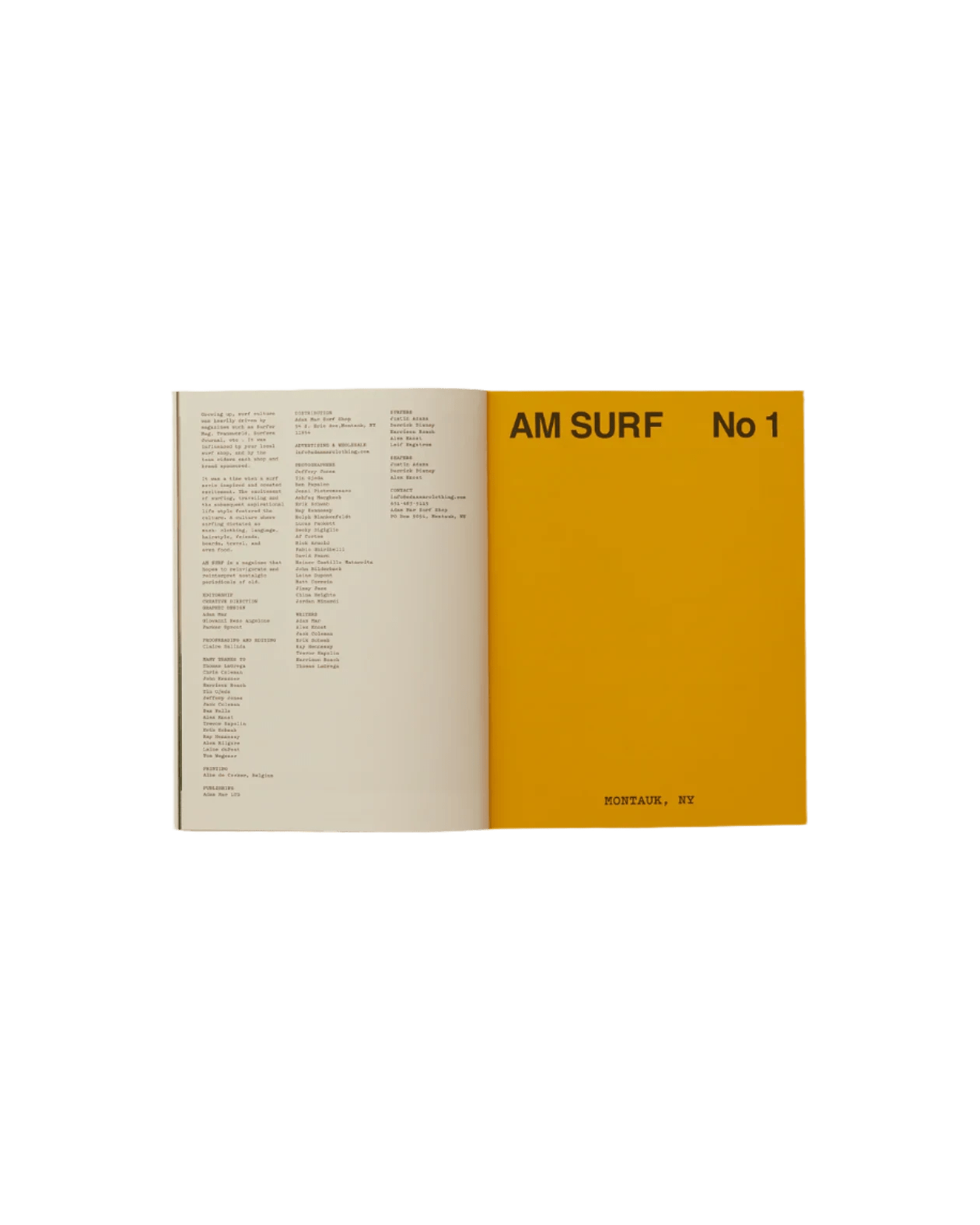 AM Surf No 1-Books-Adam Mar Surf Shop-Pemulis Water & Power