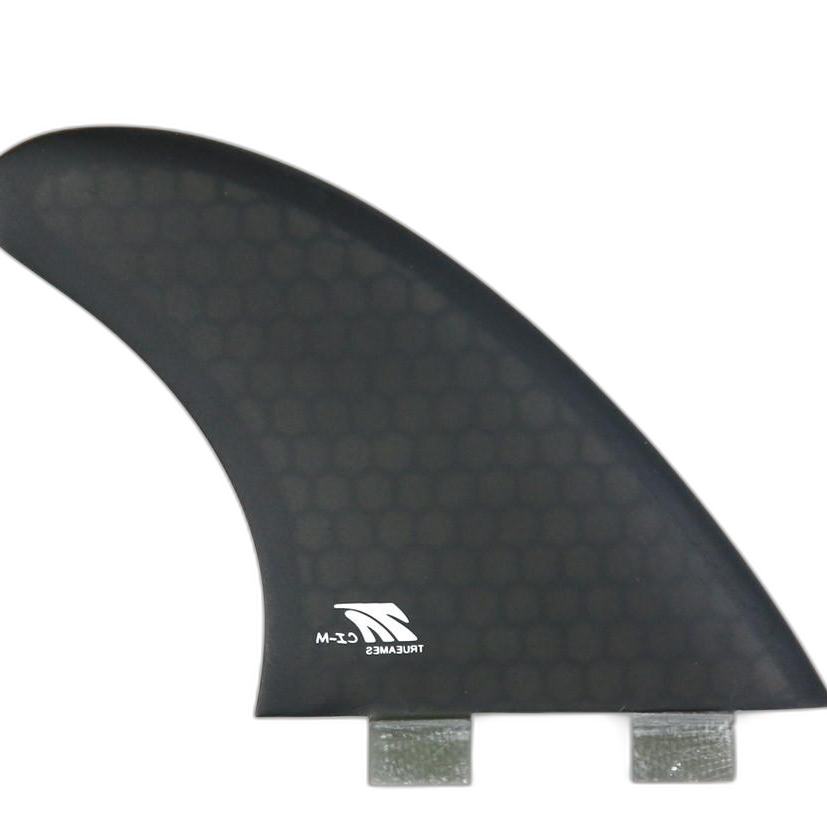 Channel Islands Tri Medium - FCS Compatible (Hexcore) surfboard fin in Smoke Hexcore by True Ames - Pemulis Water & Power