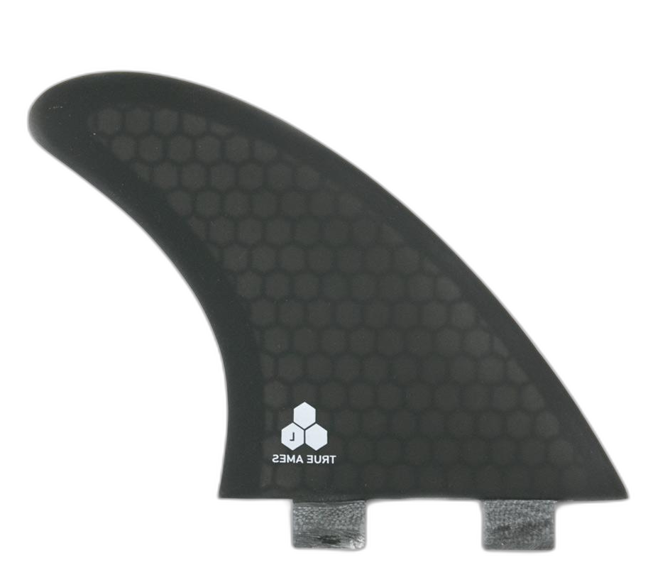 Channel Islands Tri Large - FCS Compatible (Hexcore) surfboard fin in Smoke Hexcore by True Ames - Pemulis Water & Power