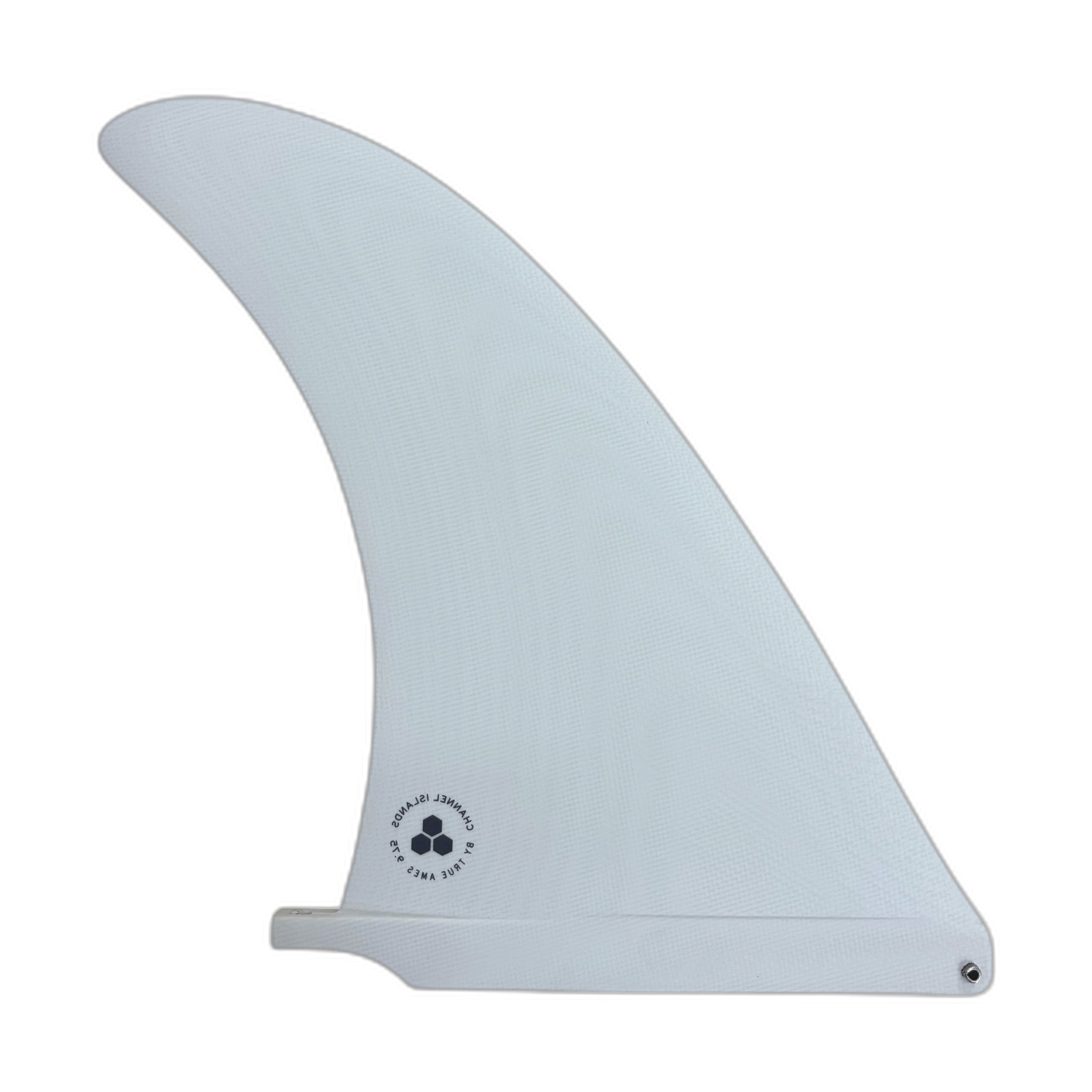 Channel Islands Noserider surfboard fin in White by True Ames - Pemulis Water & Power