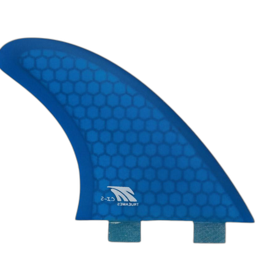 Channel Islands Tri Small - FCS Compatible (Hexcore) surfboard fin in Blue Hexcore by True Ames - Pemulis Water & Power
