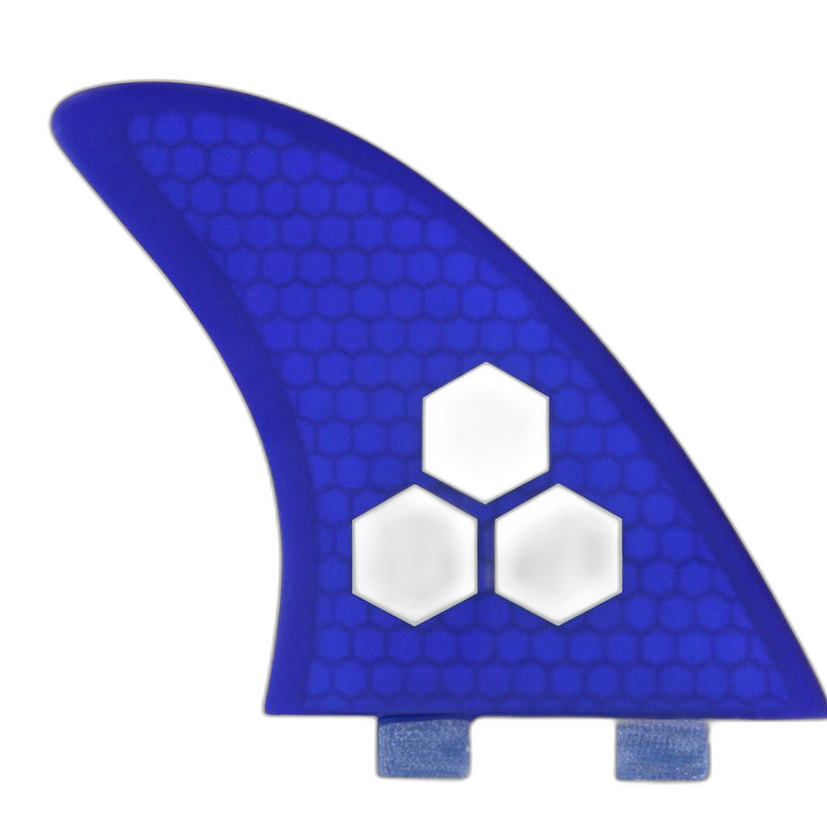 Channel Islands Twin - FCS Compatible (Hexcore) surfboard fin in Blue Hexcore by True Ames - Pemulis Water & Power