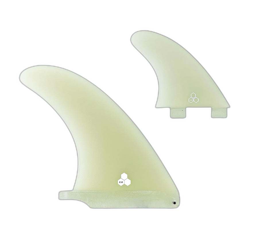 CI Mid: 2+1 Combo - FCS Compatible surfboard fin in Clr by True Ames - Pemulis Water & Power