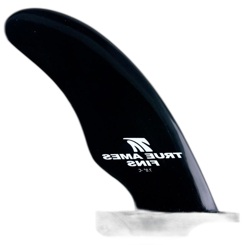 Cutaway surfboard fin in Black by True Ames - Pemulis Water & Power