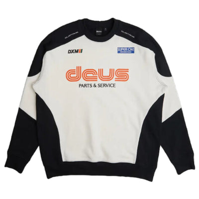 Deus Ex Machina - Touring Crew - Vintage White-Apparel-Deus Ex Machina-M-Pemulis Water & Power