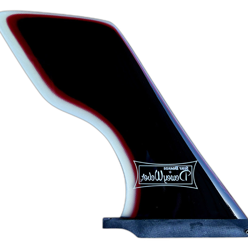 Dewey Weber Hatchet (Multi-Color) surfboard fin in Redblkclr by True Ames - Pemulis Water & Power