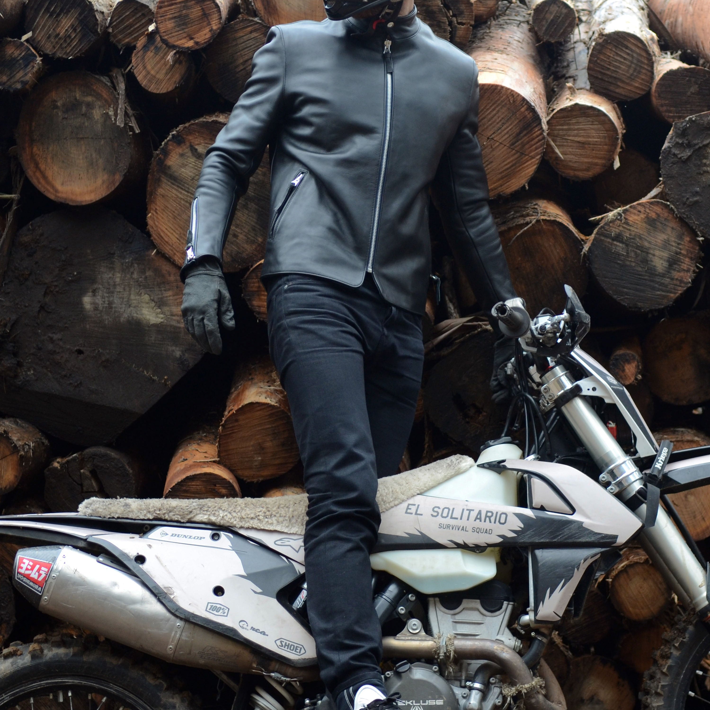 El Solitario The Black Moto Sweatshirt - product photo