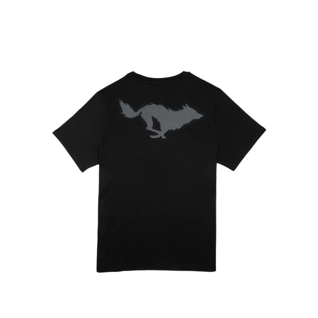 El Solitario Lobo Black Grey T-Shirt wolf graphic