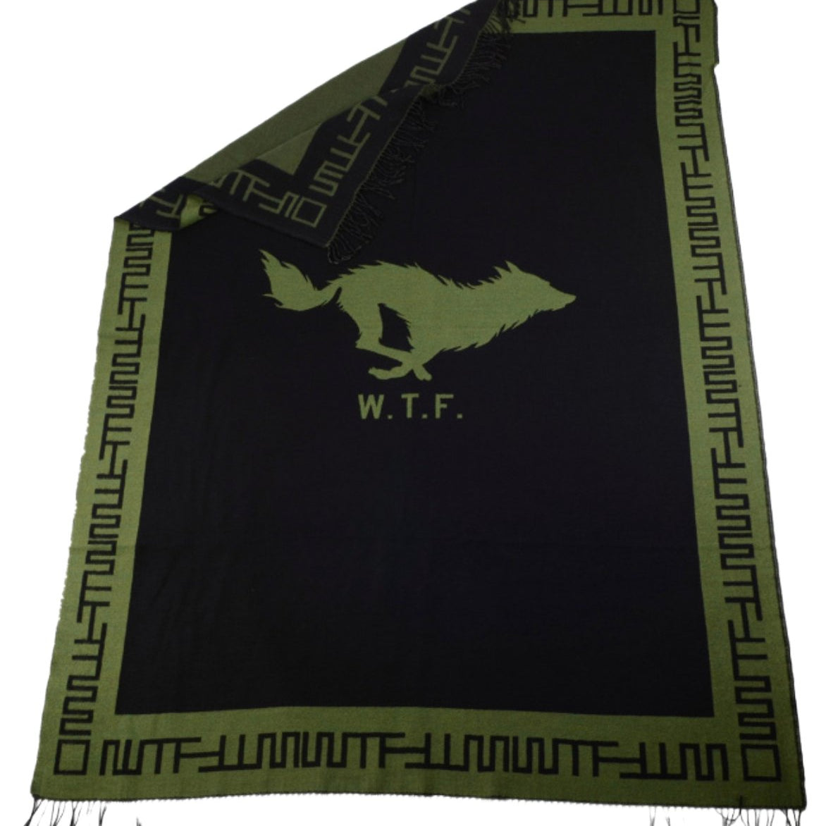 El Solitario Outlaw Blanket Black Olive