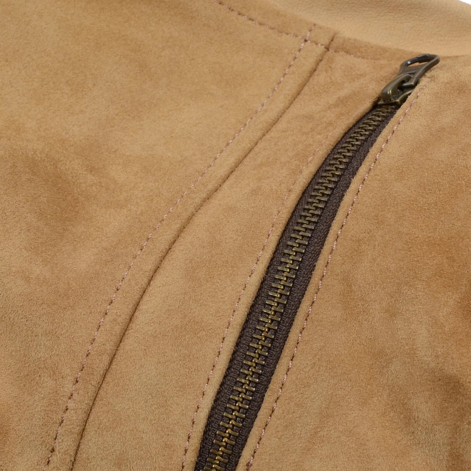 El Solitario Rascal Motorcycle Pants Beige goat leather