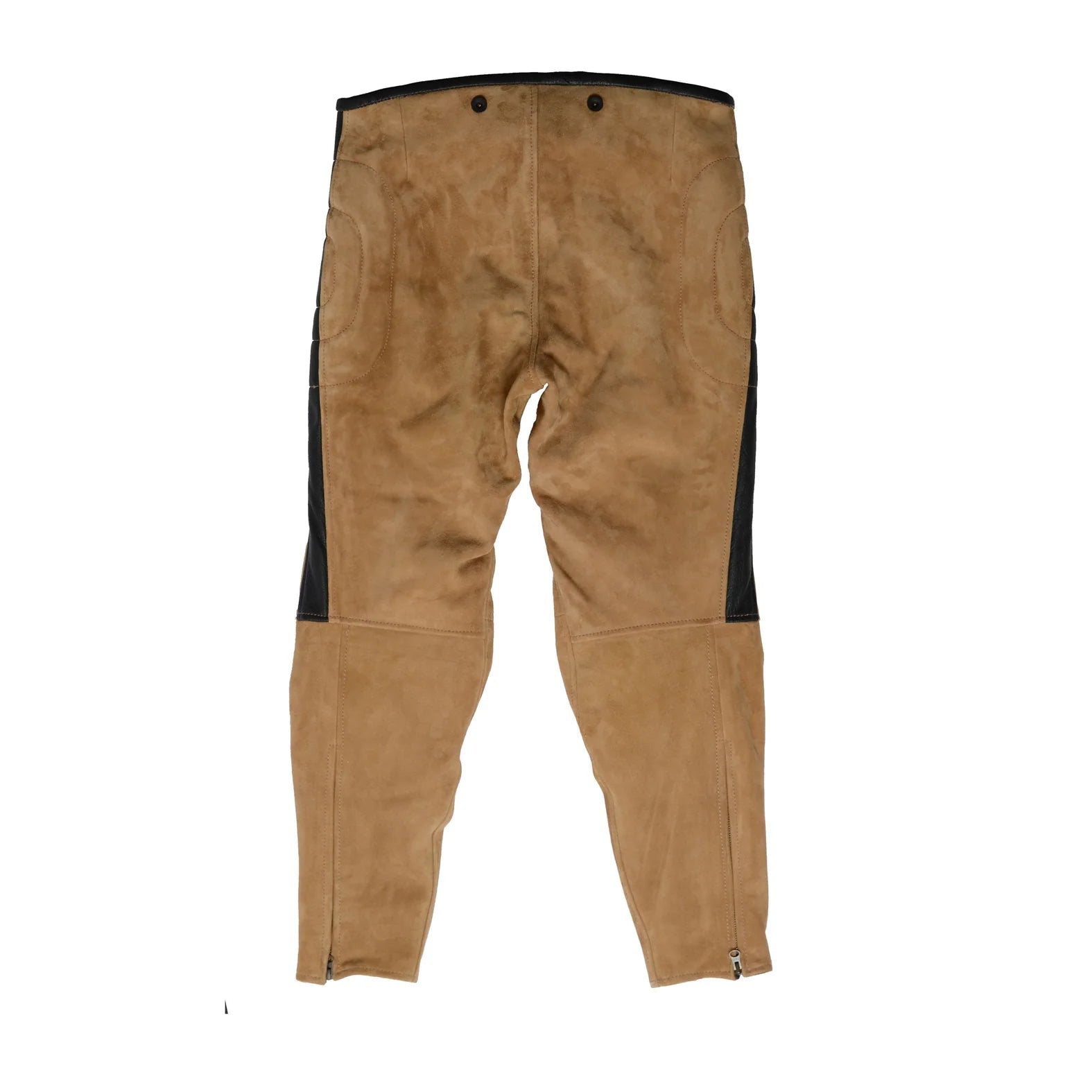 El Solitario Rascal Motorcycle Pants Beige goat leather