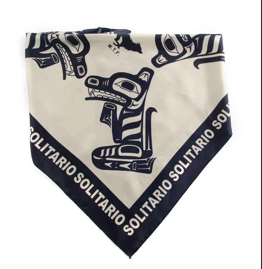 El Solitario Totem Silk Scarf-Apparel-El Solitario-Pemulis Water & Power