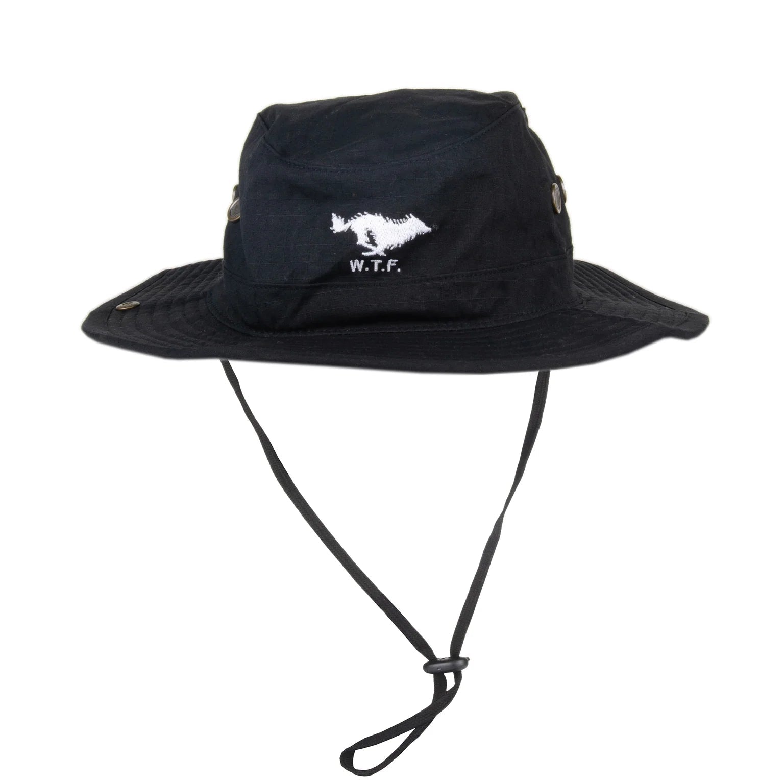 El Solitario Wolf Brimmer Hat Black