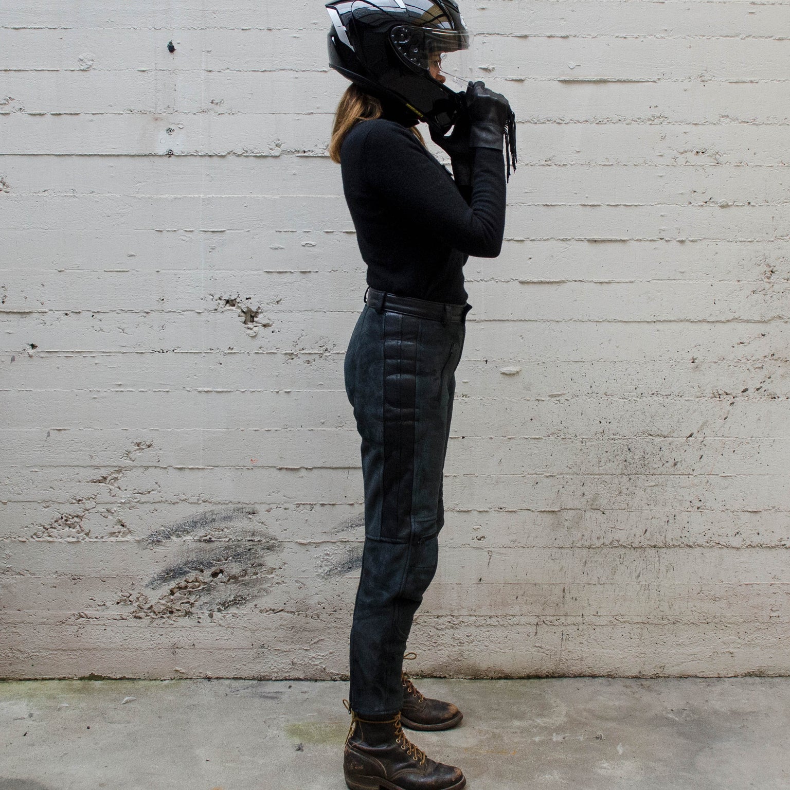 El Solitario Women's Rascal Motorcycle Pants goat leather