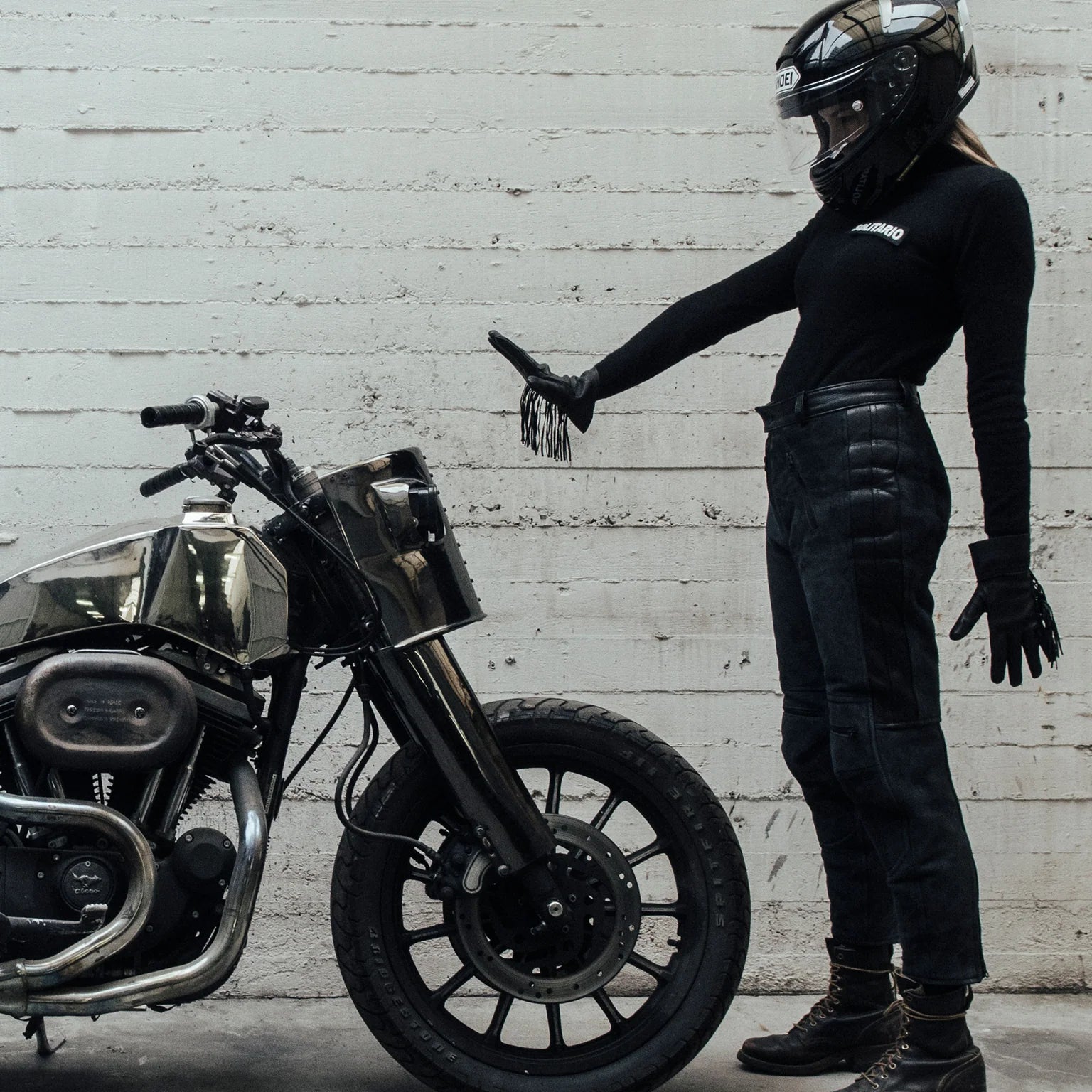 El Solitario Women's Rascal Motorcycle Pants goat leather