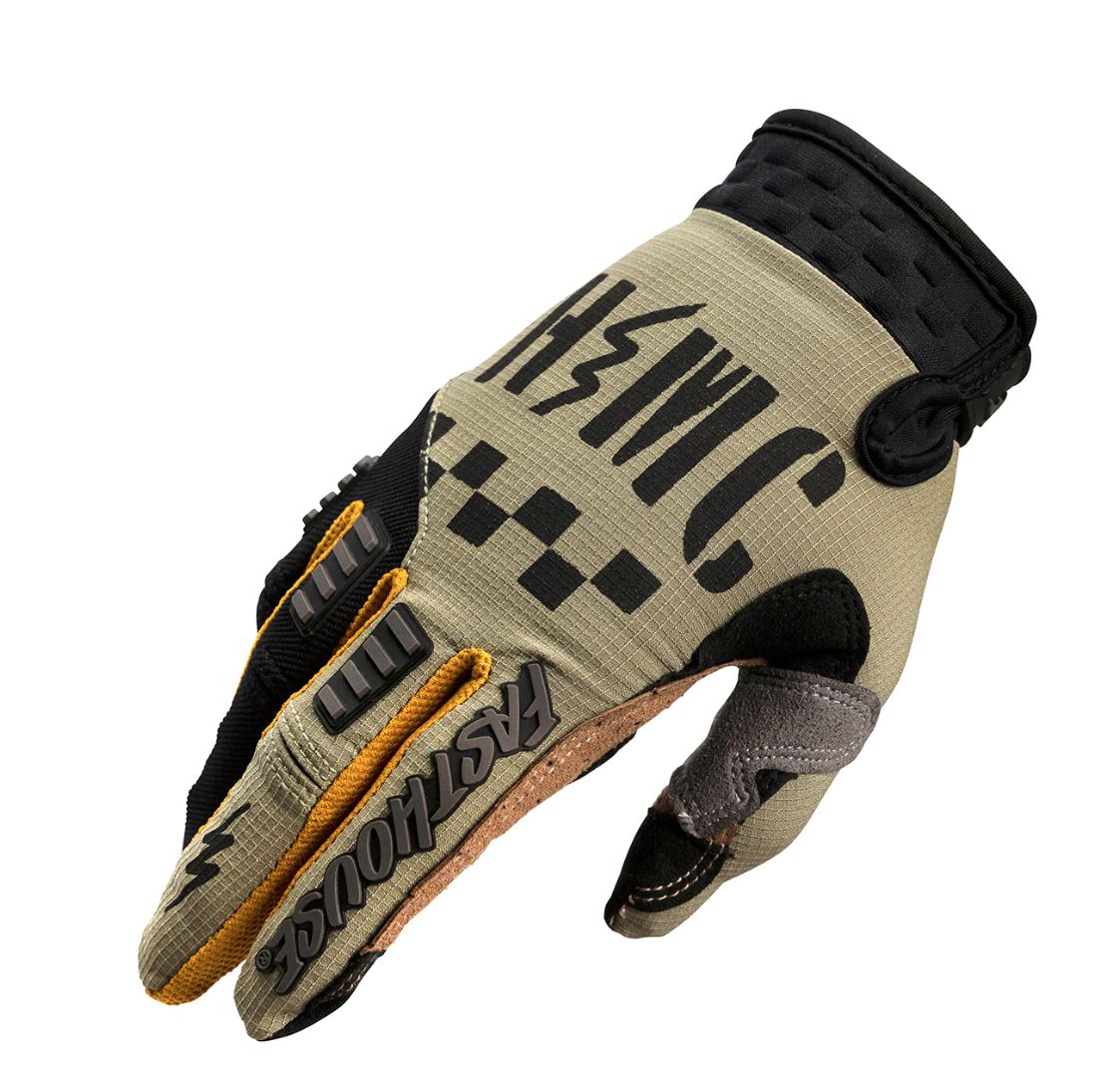 Fasthouse Off-Road Speed Style Charge Glove-Moto-Fasthouse-Dust Olive-S-Pemulis Water & Power