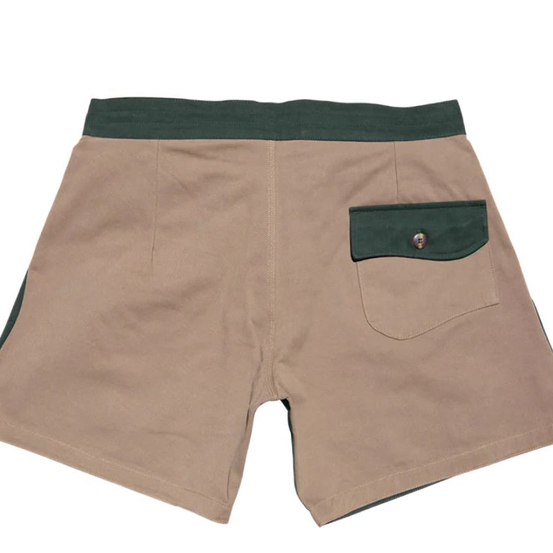Gato Heroi 2 Tone Surf Short British/Olive-Board Shorts-Gato Heroi-27/28-Pemulis Water & Power