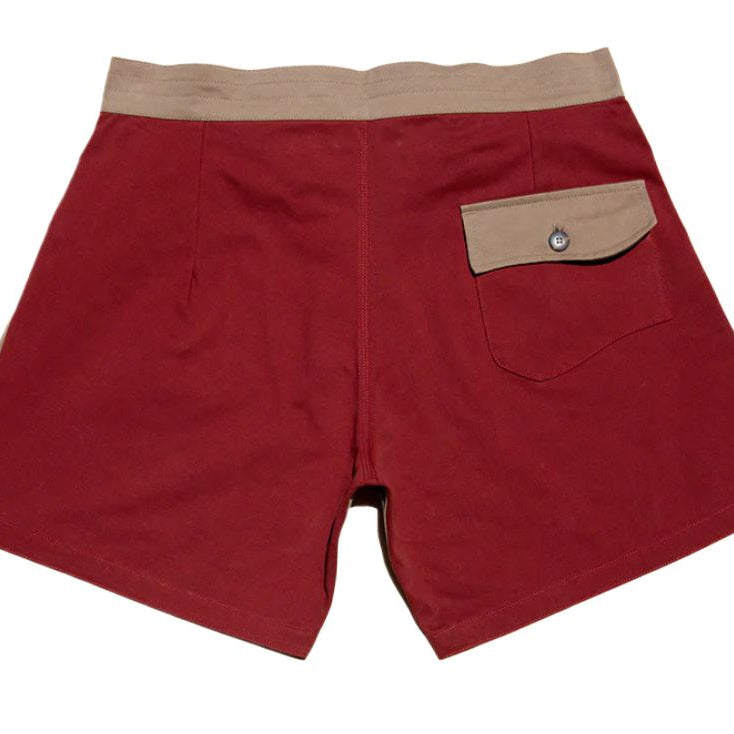 Gato Heroi 2 Tone Surf Short Olive/Blood-Board Shorts-Gato Heroi-27/28-Pemulis Water & Power