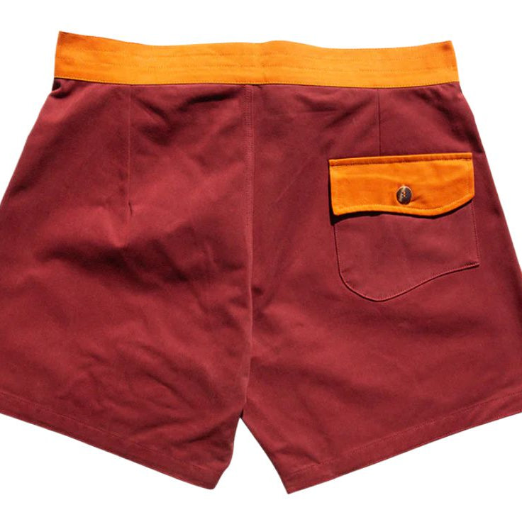 Gato Heroi 2 Tone Surf Short Rust/Blood-Board Shorts-Gato Heroi-27/28-Pemulis Water & Power