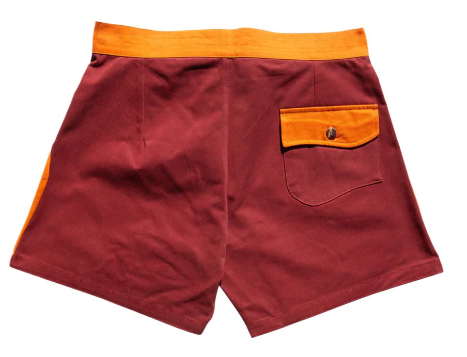 Gato Heroi 2 Tone Surf Short Rust/Blood-Board Shorts-Gato Heroi-27/28-Pemulis Water & Power