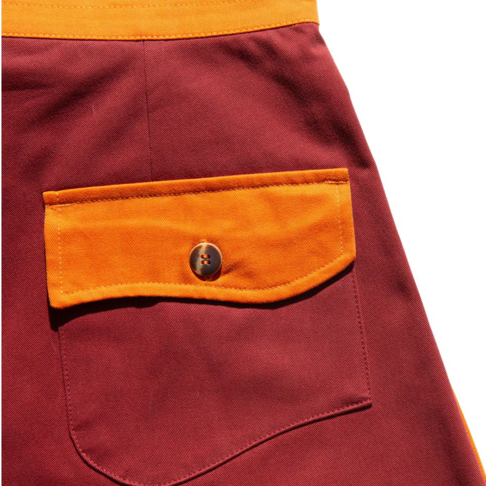 Gato Heroi 2 Tone Surf Short Rust/Blood-Board Shorts-Gato Heroi-27/28-Pemulis Water & Power