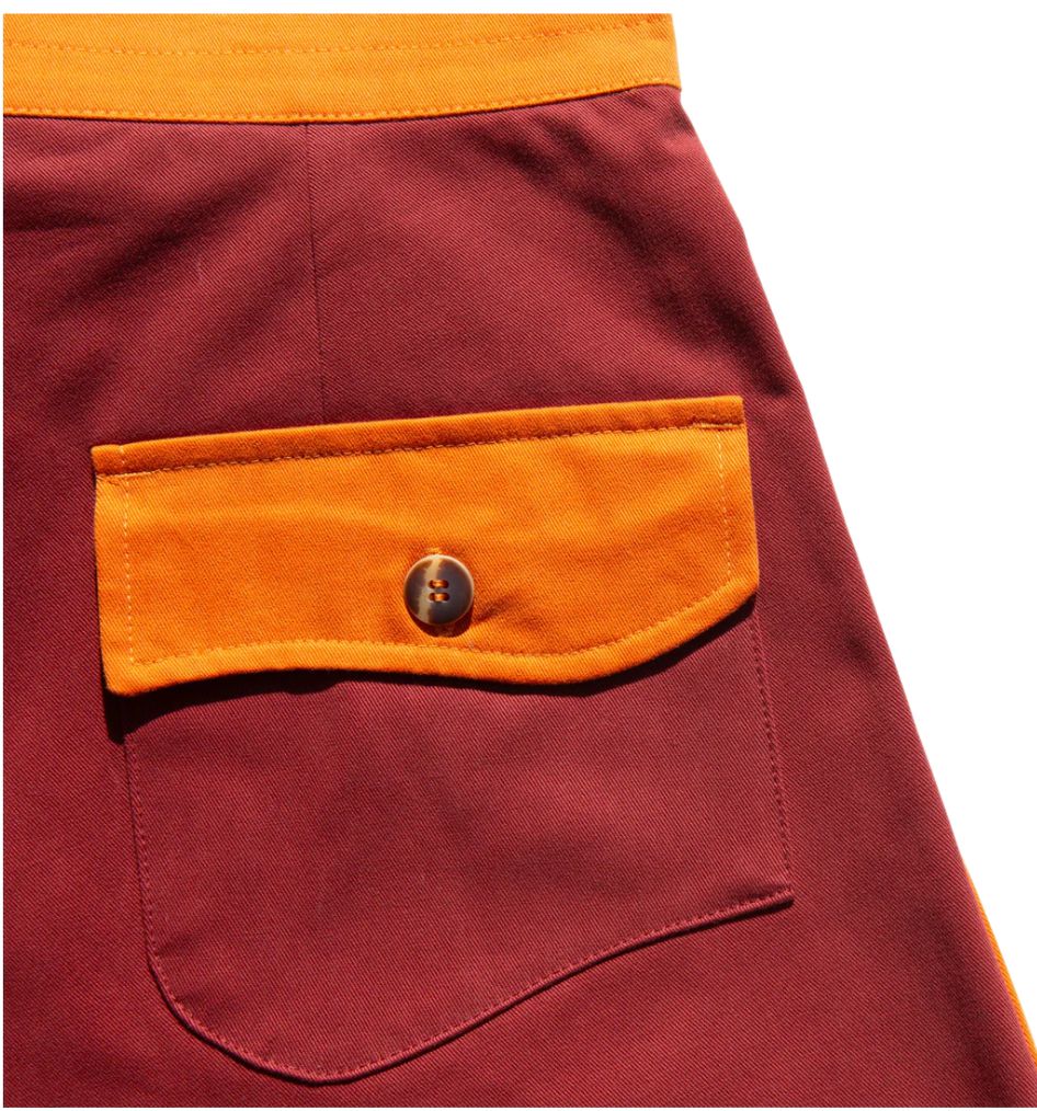 Gato Heroi 2 Tone Surf Short Rust/Blood-Board Shorts-Gato Heroi-27/28-Pemulis Water & Power