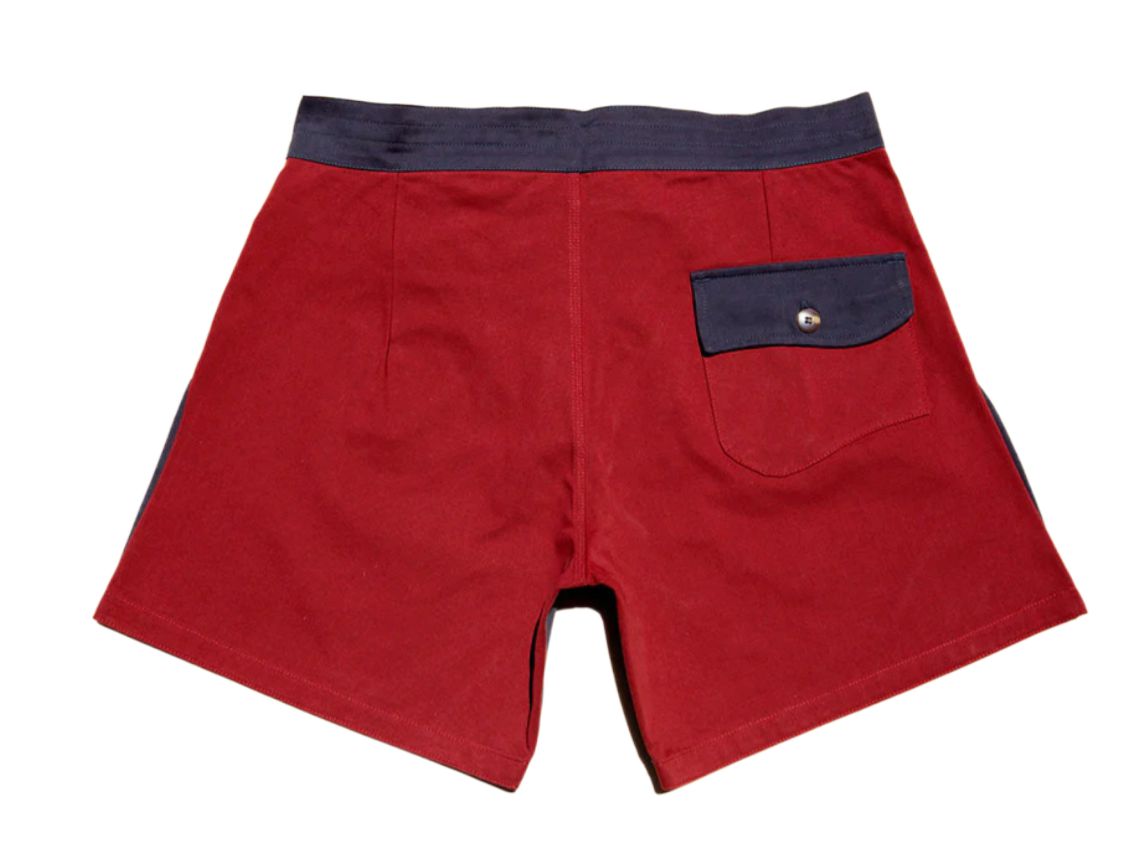 Gato Heroi 2 Tone Surf Short Slate/Blood-Board Shorts-Gato Heroi-27/28-Pemulis Water & Power