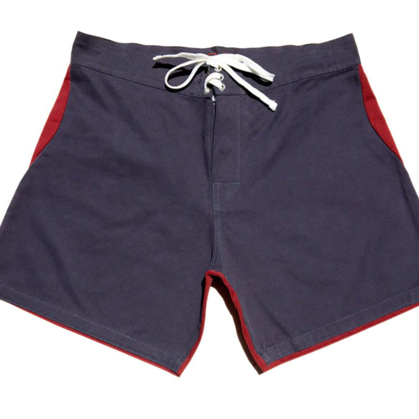 Gato Heroi 2 Tone Surf Short Slate/Blood-Board Shorts-Gato Heroi-27/28-Pemulis Water & Power