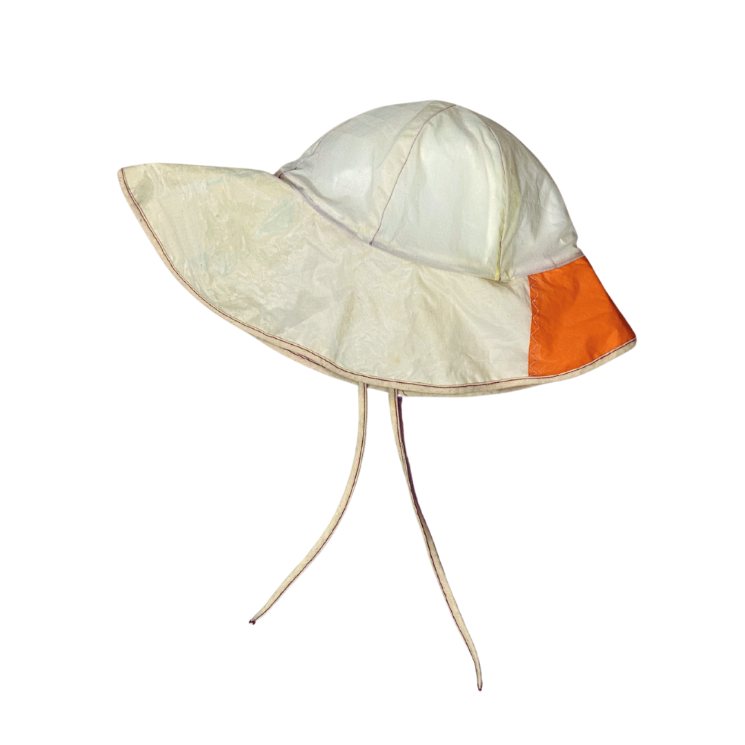 Gato Heroi FLIGHT Catfish Hat in Orange White