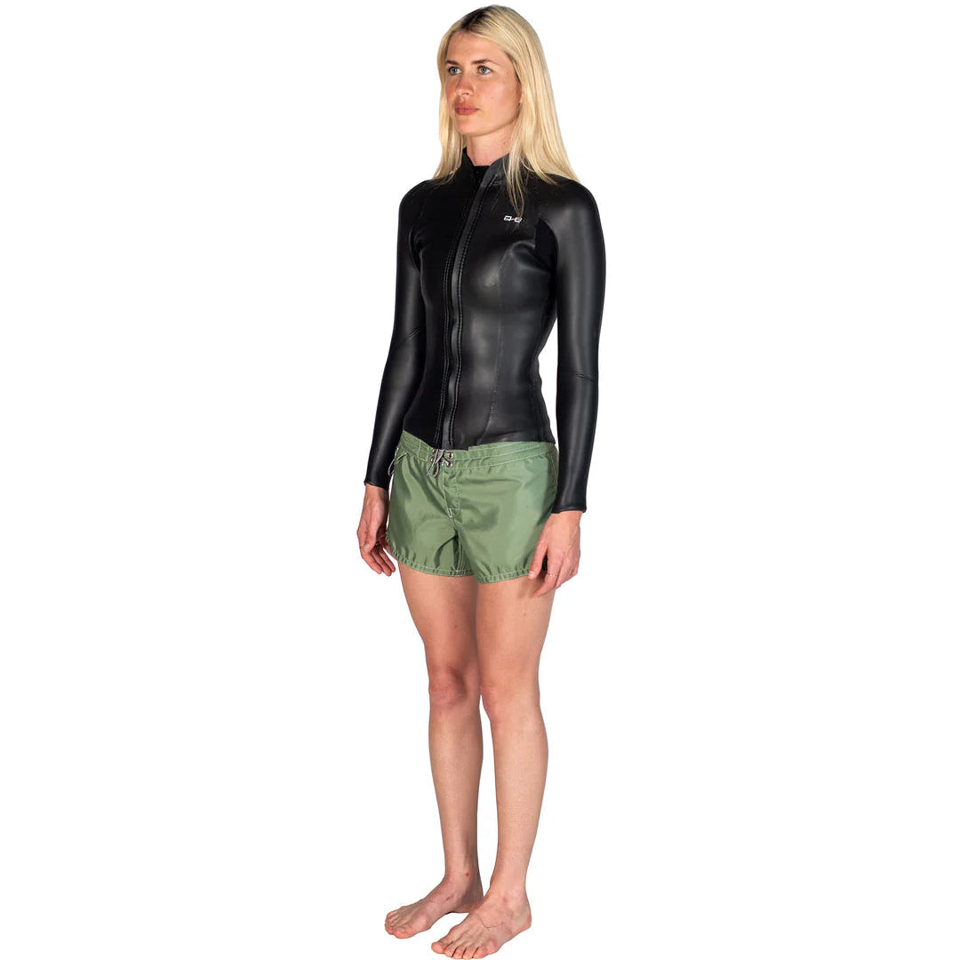 Gato Heroi Womens L/S Jacket-Wetsuit-Gato Heroi-Small-Pemulis Water & Power