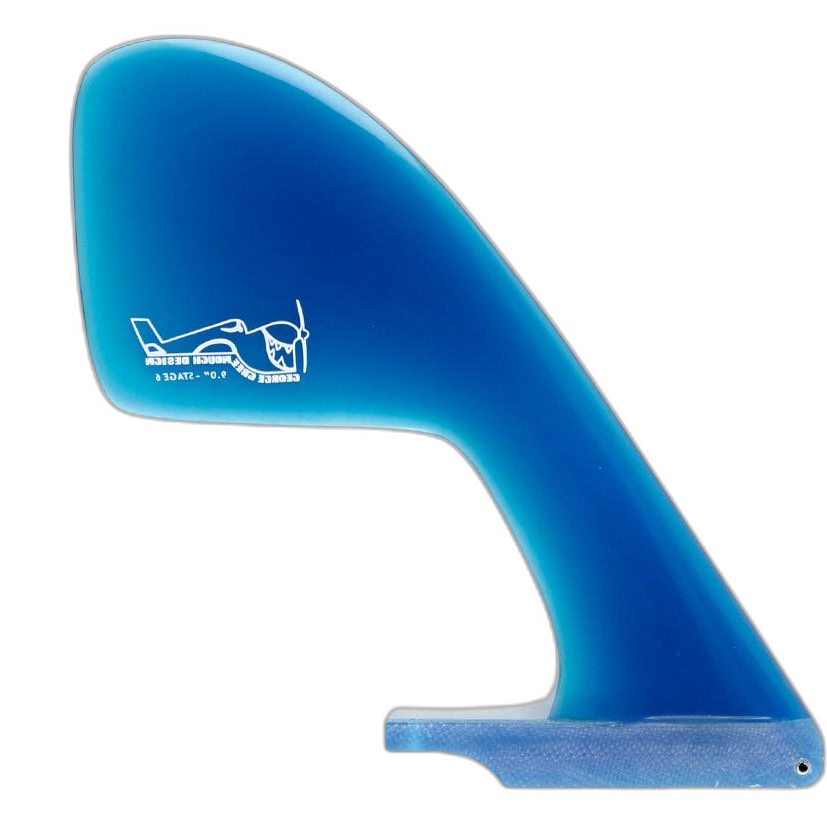 Greenough Stage-6 surfboard fin in Blue by True Ames - Pemulis Water & Power