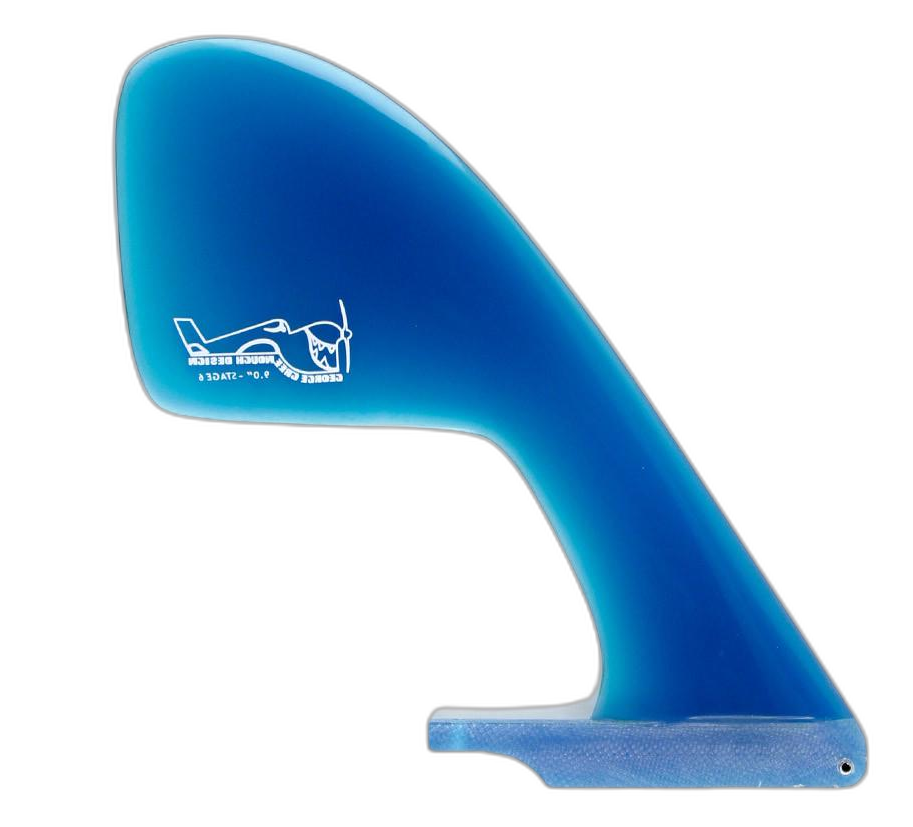 Greenough Stage-6 surfboard fin in Blue by True Ames - Pemulis Water & Power