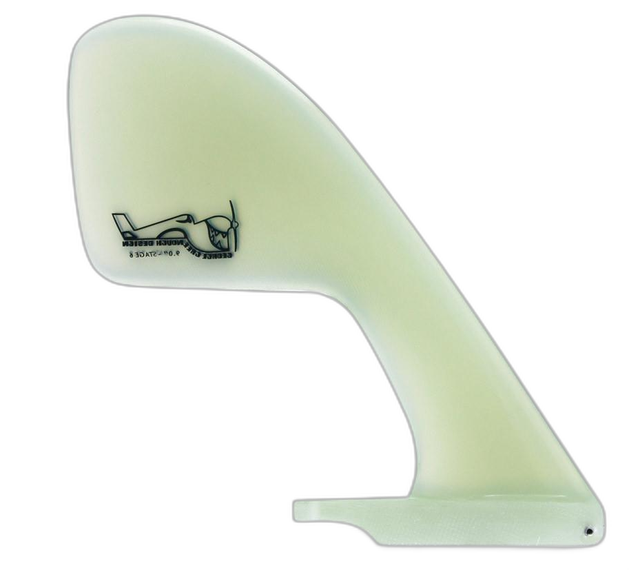 Greenough Stage-6 surfboard fin in Clear by True Ames - Pemulis Water & Power