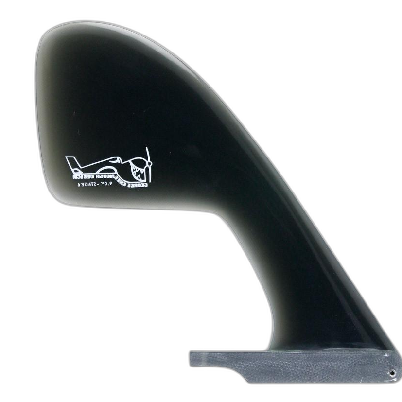 Greenough Stage-6 surfboard fin in Smoke by True Ames - Pemulis Water & Power