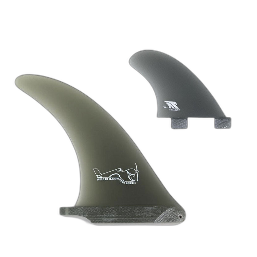 Greenough 4-A: 2+1 Combo - FCS Compatible surfboard fin in Smk by True Ames - Pemulis Water & Power