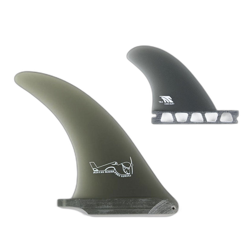 Greenough 4-A: 2+1 Combo - Futures Compatible surfboard fin in Smk by True Ames - Pemulis Water & Power