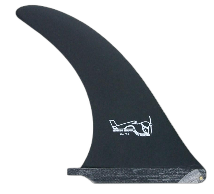 black Greenough 4-A surfboard fin in by True Ames -