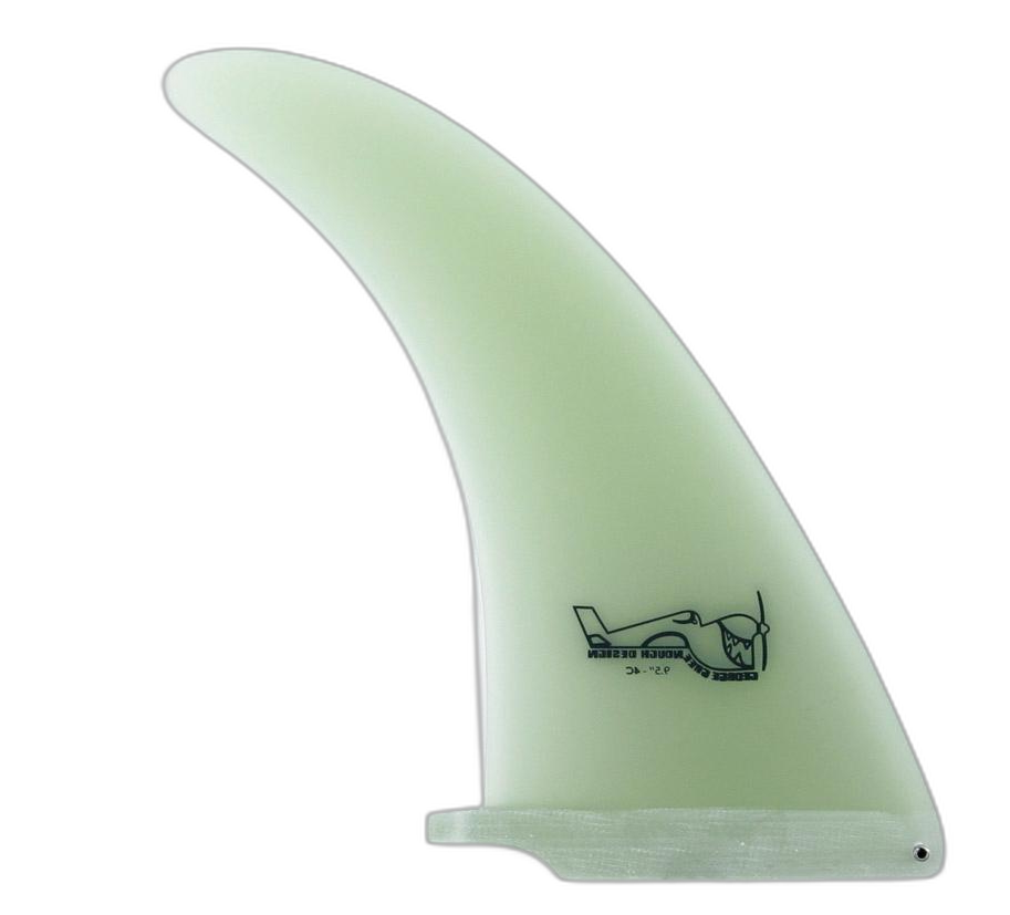 Greenough 4-C surfboard fin in Clear by True Ames - Pemulis Water & Power