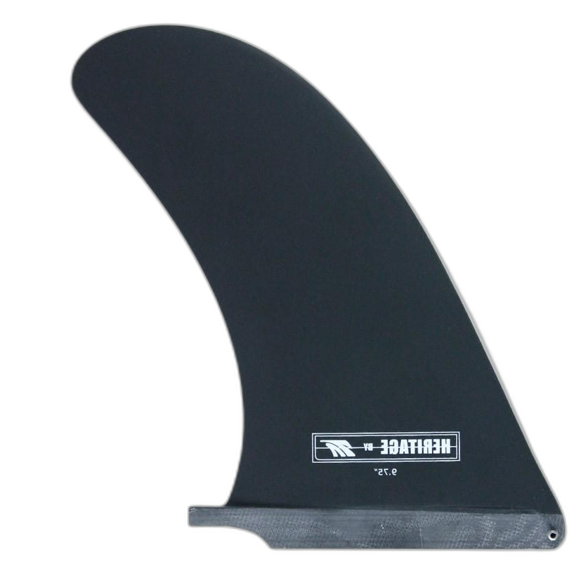 Heritage surfboard fin in Black by True Ames - Pemulis Water & Power